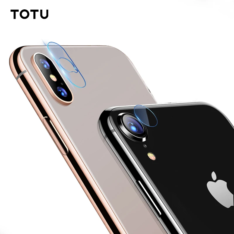 TOTU 2 шт./лот Защитная пленка для объектива камеры iPhone Xs Max Xr задней из закаленного