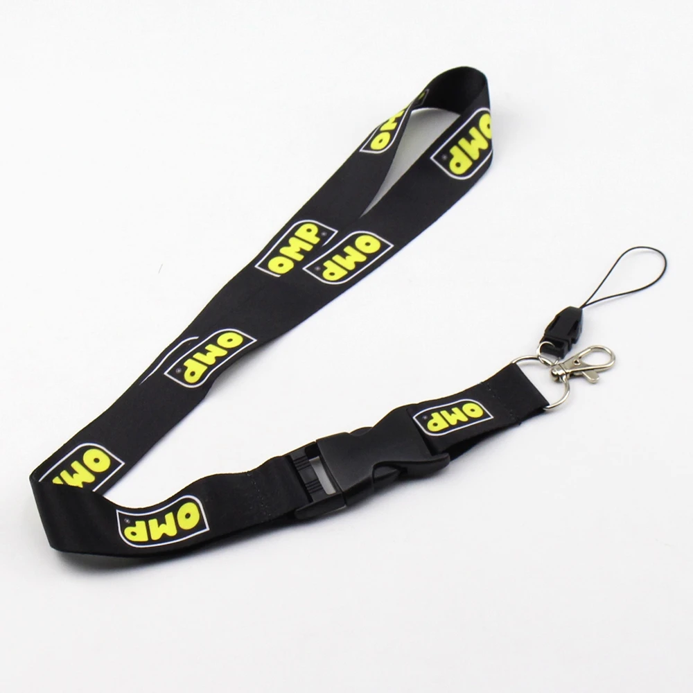 

JDM OMP Racing lanyards Mobile Phone ID Card Hanging Strap Lanyard for omp fans