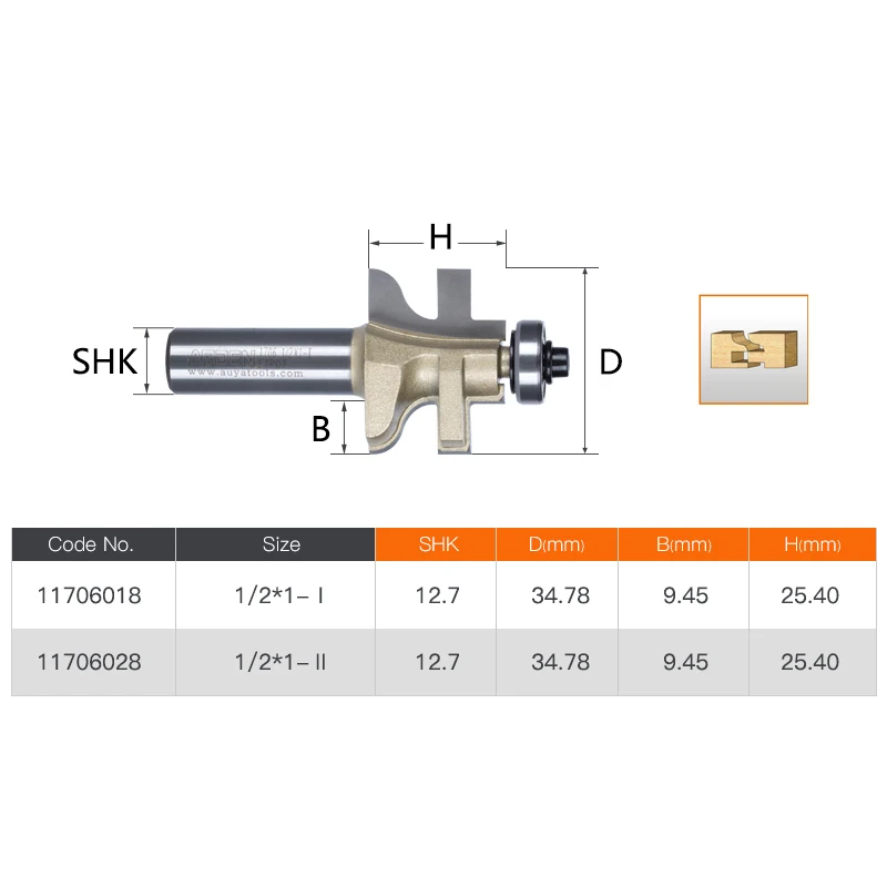 Деревообрабатывающие инструменты в виде буквы т с ответной канавкой и набор 2 шт./компл. Стиль рельс собирает Arden маршрутизатор бит-1/2* 1-I, 1/2*1-II-1/" для конических фрез