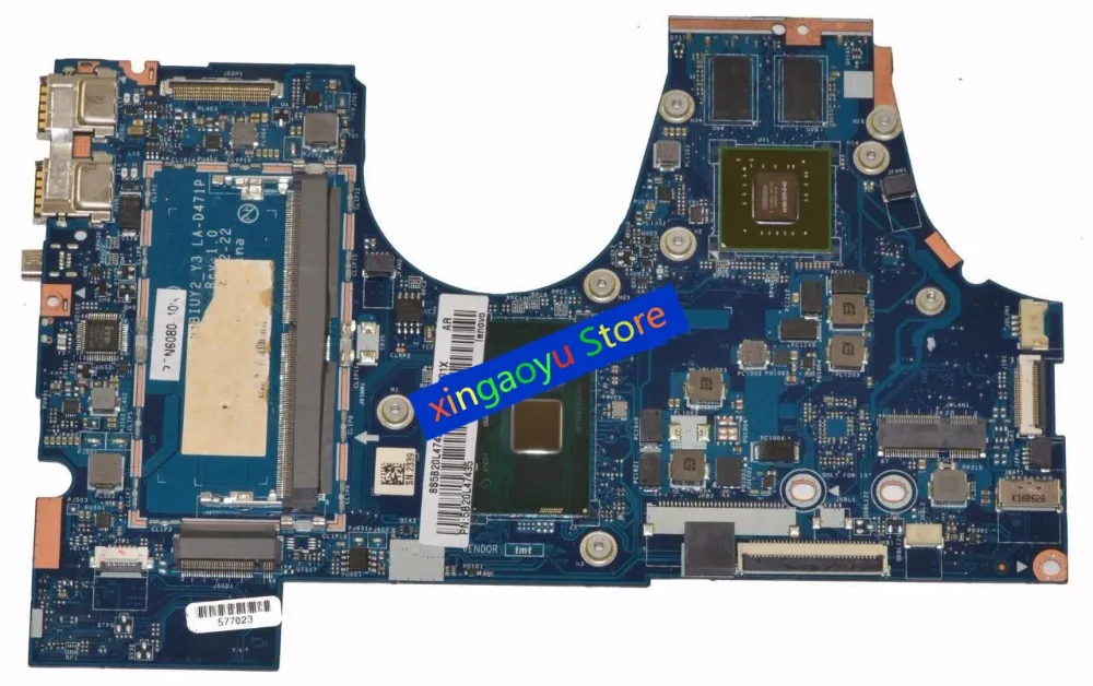 Материнская плата для ноутбука Lenovo 710 15IKB с фотографическим процессором i5 7200U