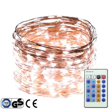 30M 300LEDs Copper Wire Dimmable Flash White LED String Lights Starry Lights Christmas Fairy lights UL