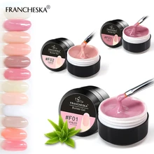 Гелевый гель для наращивания ногтей, 15 мл, акрилгелевый камуфляж, гель для наращивания ногтей lakiery hybrydowe, гибридный гвоздь, гелевый bluzki