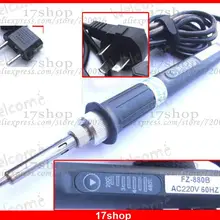 Переменного тока 220 В регулируемый термостат электрический утюг 200Degree-480 градусов 60 Вт паяльник 7 киосков ес разъем для 4 мм разъем для жало 900M-T