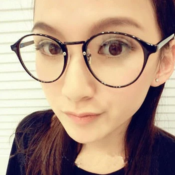 

Fashion Transparent round glasses clear frame Women Spectacle myopia glasses Men EyeGlasses Frame nerd optical frames clear