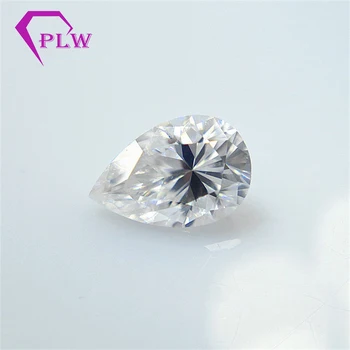 

Wholesale price D color lab created moissanite 0.85 carat 5*7 mm VVS 3ex pear shape for ring bracelet necklace earring