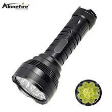 AloneFire 12T6 XML T6 Ультра яркий Мощный светодиодный фонарик 18650 портативный мощный тактический фонарь для охоты и кемпинга