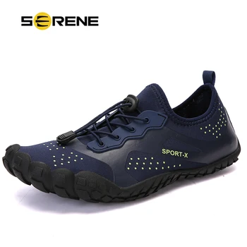 

SERENE Brand Men Swimming Shoes Water Bicycle Seaside Beach Surfing Slippers Outdoor Soft Fitness Sneakers Climbing shoes
