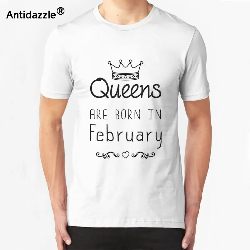 Antidazzle дизайн Удобная личность Новинка королевы рождены в februaryмужской короткий