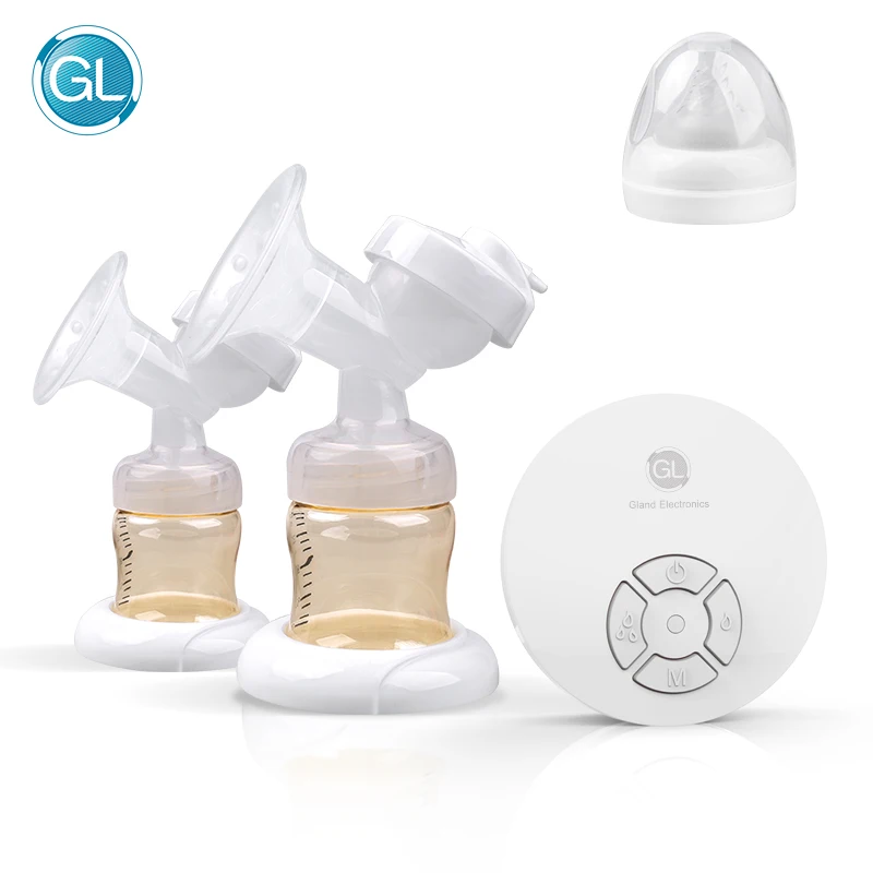 

GL Double Electric Breast Pump Automatic Massage/Lactation Mode 9-Shift Suction Adjustment Storage Function PPSU USB Charge