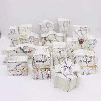 

100pcs/lot Spring New arrival Multiple styles Marbling Jewelry Display&Packaging Cards Including Necklace&Earring&HairClip cards