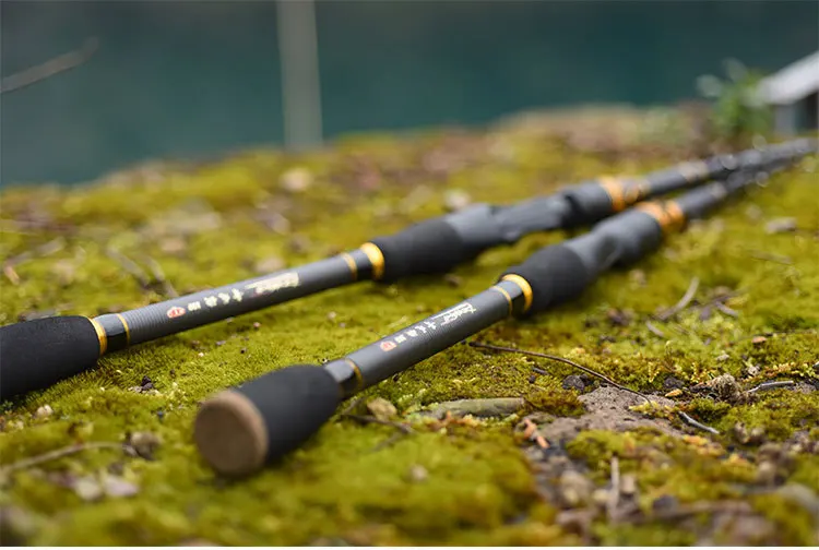 Vara de Pesca de Fundição Haste de Fiação Vara de Pesca de Carbono Vara de Isca Vara de Pesca Nova Ultraleve Telescópica Super Duro 10 Esporte e Lazer