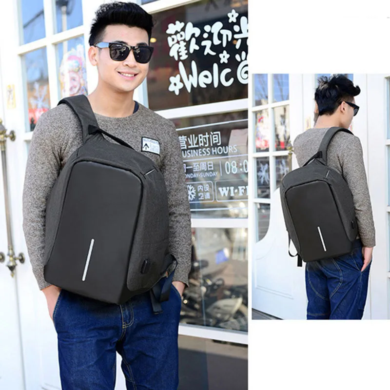 Многофункциональные мужские рюкзаки для ноутбука с USB зарядкой для подростков, школьная сумка Mochila, мужской рюкзак для отдыха и путешествий, анти вор, сумки для спортзала