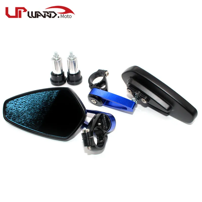 For SUZUKI GSX-S750 GSXS750 GSX-S1000 GSXS1000 GSX-S1000F GSXS Motorcycle 22mm 7/8"Handle Bar Grips End Rearview Side Mirrors