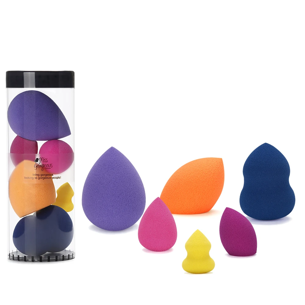 6Pcs/set Makeup Sponges Puffs Cosmetic Blender Foundation