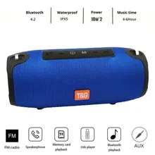 20W Wireless Bluetooth Speaker Portable Column Speaker Bluetooth Soundbar Music Player Boom Box with FM Radio Computer Subwoofer