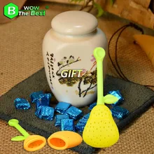 1 stück teesieb + Keramik Glas über 30 stücke Jasmin geschmack Puer Harz Tee Chinese shen puer tee creme gesunde element