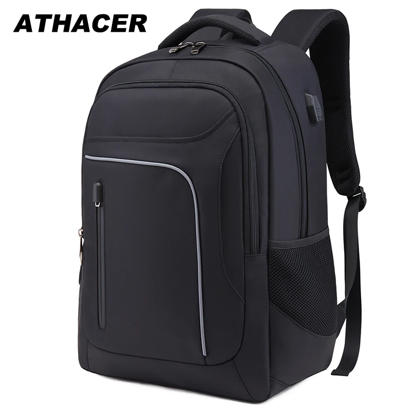 

Athacer Waterproof Backpack Anti-thief Durable Laptop Bag Men USB Charging For Travel Business School Bags Women Casual DayPack