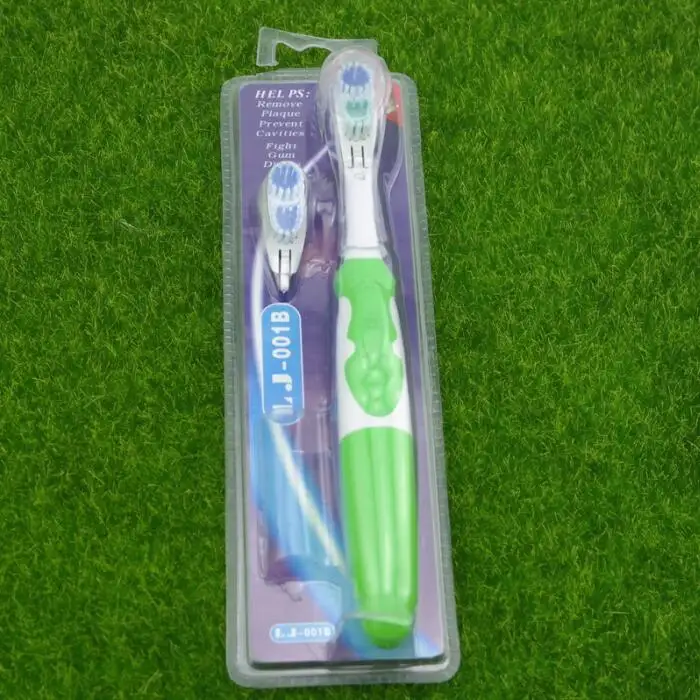 1024 1 набор, электрическая зубная щетка, гигиена полости рта, портативная батарея, щетка для зубов - Цвет: Green