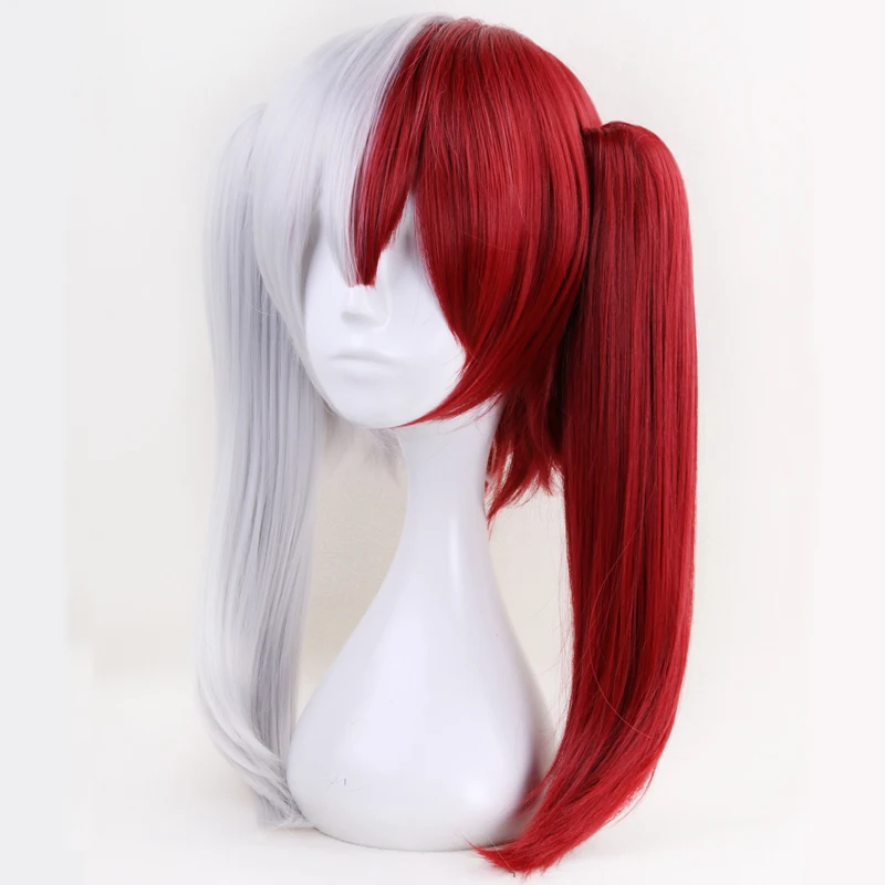Парик My Hero Academia Todoroki Shoto карнавальный костюм Boku no женские пучки синтетических