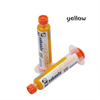 

1Pc Yellow UV Curable Solder Mask 10CC For PCB BGA Circuit Board Protect Soldering Paste Flux Cream Durable Welding Fluxes Oil