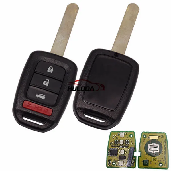 

For Honda 3+1 button original remote key with 434MHZ