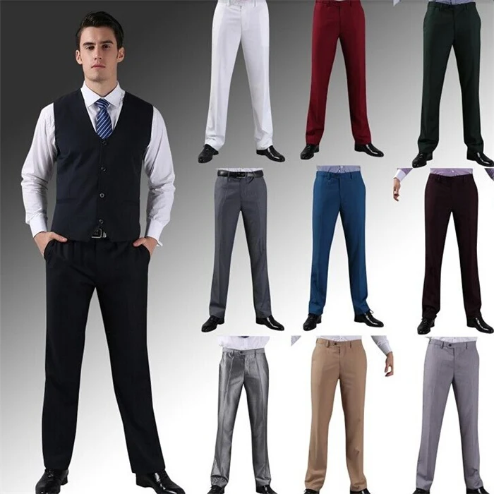 Мужские костюмные брюки модные свадебные формальные 12 цветов повседневные брюки известный бренд блейзер брюки Деловое платье брюки CBJ-H0284