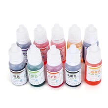 10 мл эпоксидный цвет УФ смолы окрашивающий краситель красящий пигмент слизи Кристалл грязи УФ смолы красящий пигмент DIY ювелирных изделий Аксессуары
