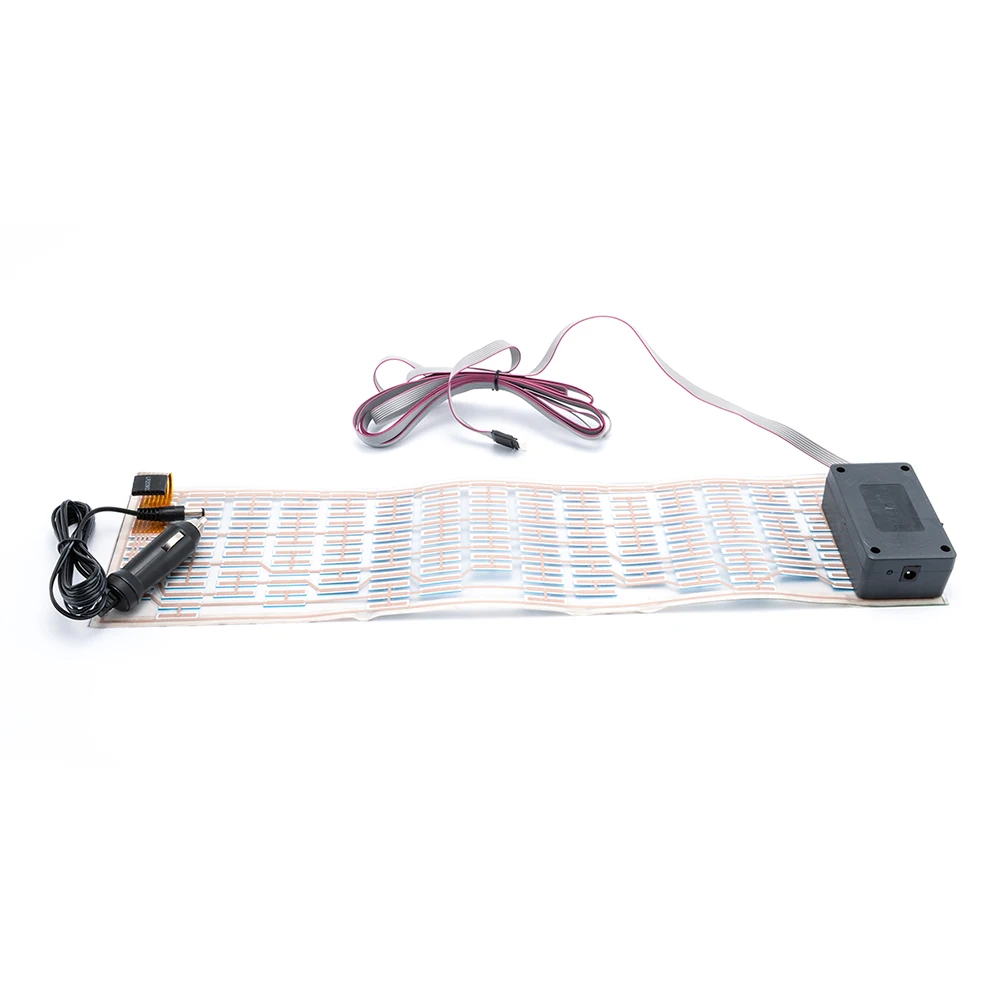 New Colourful Flash Car Sticker Music Rhythm LED EL Sheet Light Lamp 