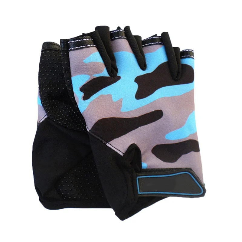 

children breathable riding half finger gloves high elasticity outdoor sports roller skating mountain bike kids Riding gloves