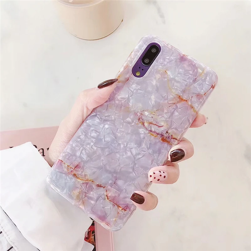 Винтажный мраморный чехол для Huawei Mate 20 P30 P20 Pro Lite P smart Plus мягкие ТПУ Силиконовые