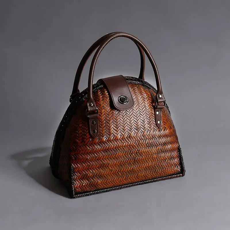 

2019 Limited-edition Bamboo Women Shell Handbags