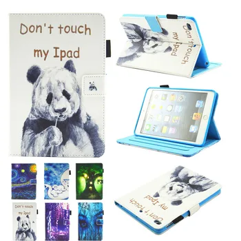 

Cute fashion Flip Book PU Leather Case For apple ipad mini 1 2 3 4 Magnetic Stand Smart Cover For iPad mini2 mini3 mini4 tablet