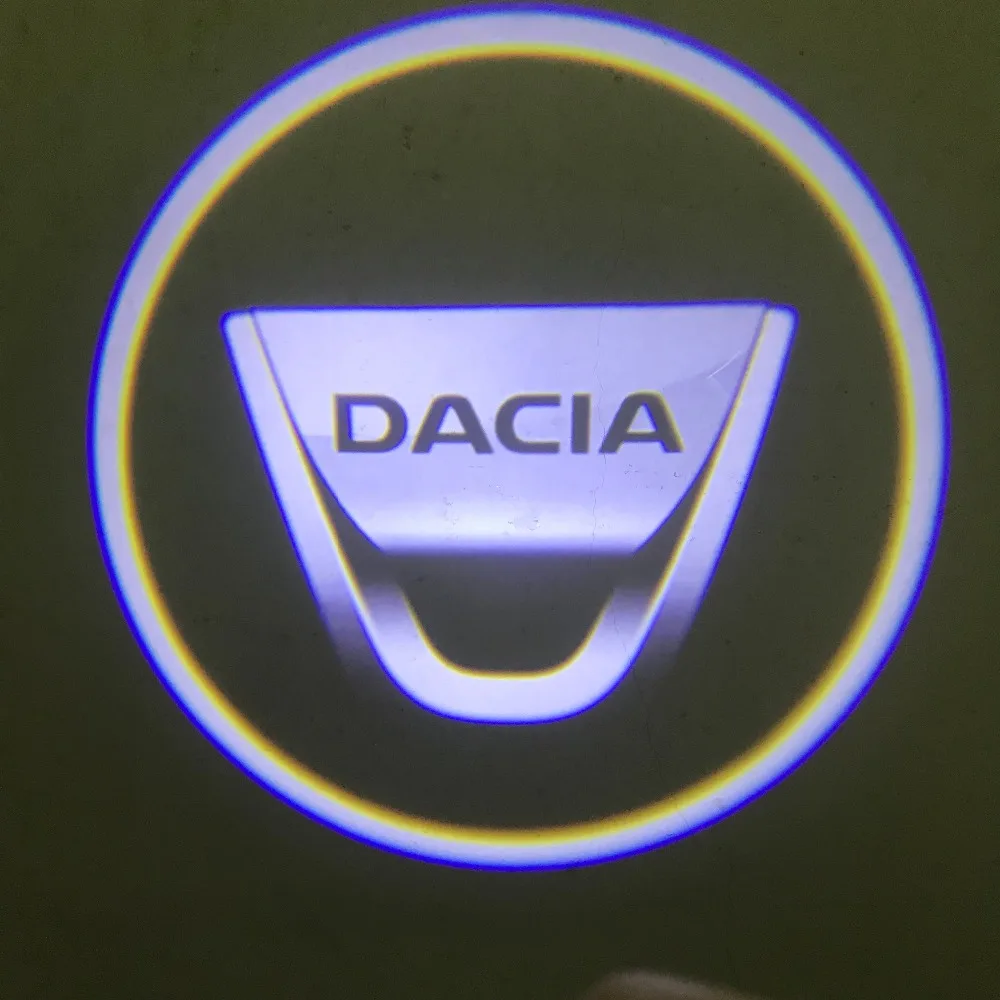 2pcs for DACIA LED Car Door Light Logo Projector for Dacia