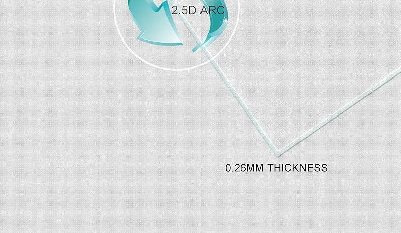 Ronian 2.5D 0,26 мм Премиум Взрывозащищенная защитная пленка из закаленного стекла для Nokia microsoft Lumia 640 Dual Sim Lte 5,0"