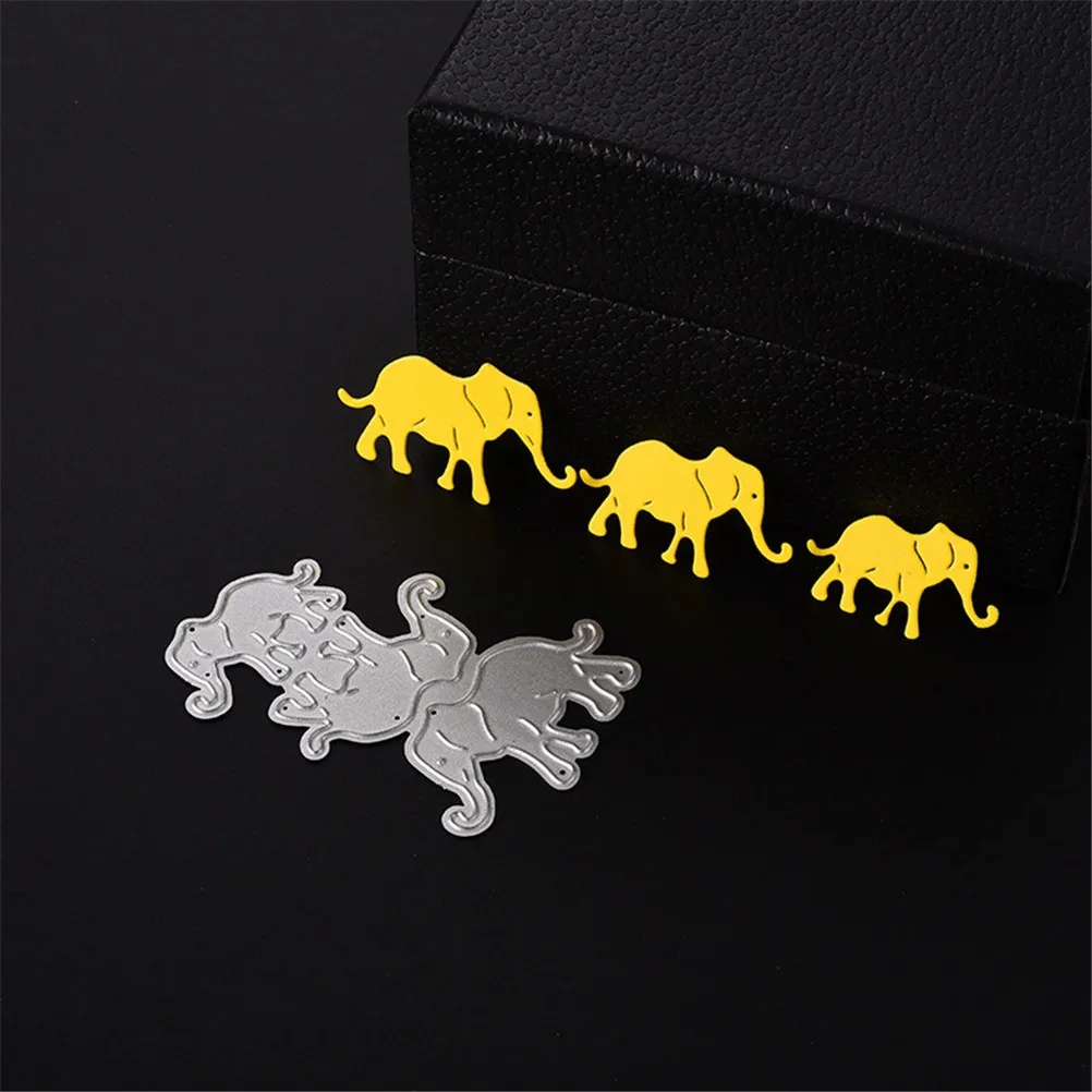 

Stencils Scrapbooking Card Album Photo Painting Template DIY Metal Embossing Steel Elephant Cutting Dies