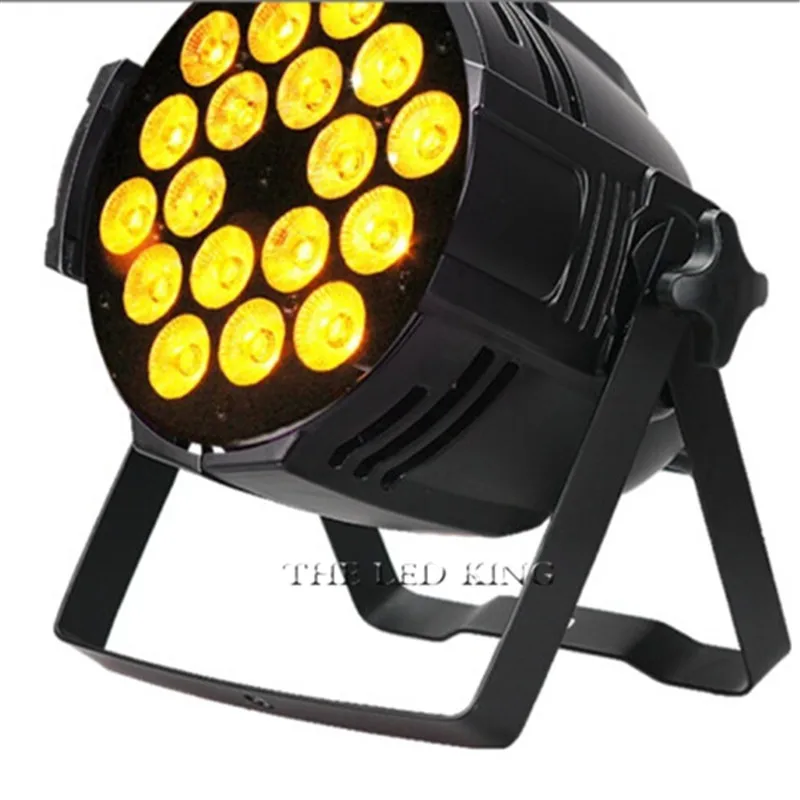 Новый светодиодный прожектор из алюминиевого сплава 18x18 Вт RGBWA + UV 6 в 1 Par Can dj