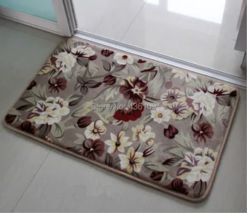 

10pcs/lot home 40x60cm slow rebound mat slip-resistant soft rebound memory foam bath mats doormat absorbent living room mat