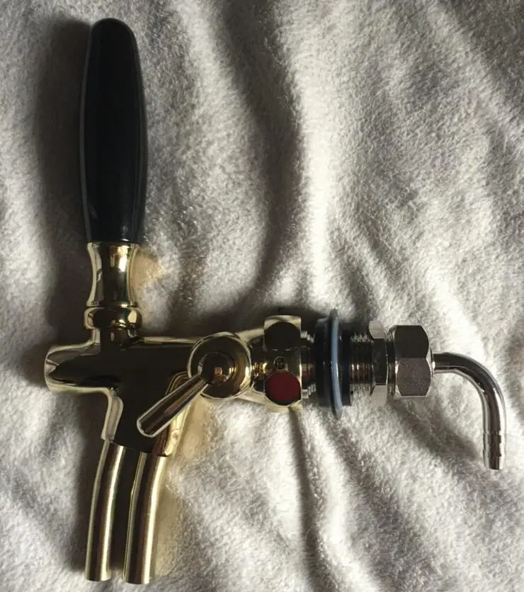 Brass draft beer dispenser faucet, Bar/Restaurant Kegerator Tap