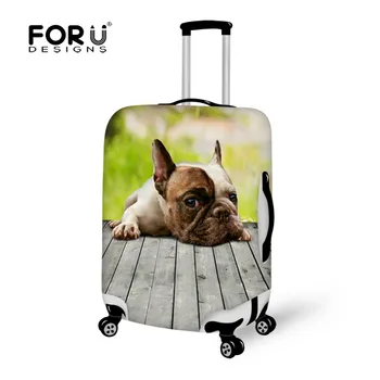 

FORUDESIGNS Travel on Road Luggage Covers Protective For Trunk Cases 18''-28'' Trolley Suitcase Thick Elastic Dust-proof Cover