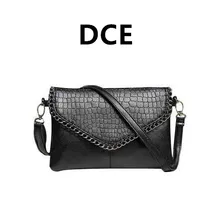 Женские Дизайнерские Сумочки, модные винтажные сумки, женские сумки на плечо, Крокодиловая Маленькая женская сумка через плечо, сумка-конверт