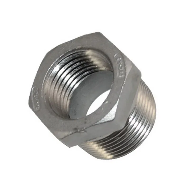 

3/4" Male x 1/2" Female Thread Reducer Bushing Pipe Fitting SS 304 NPT