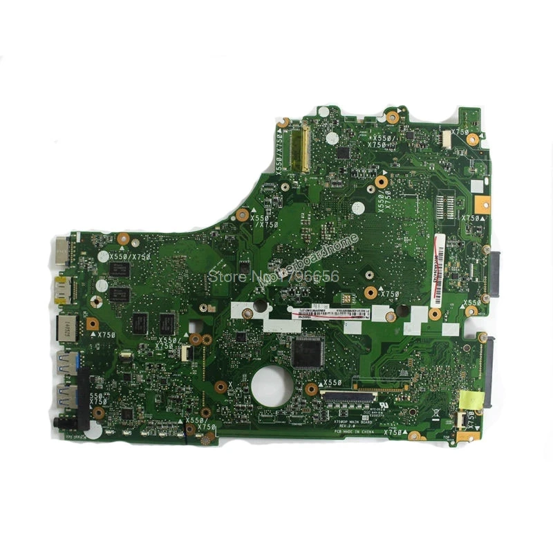 X750DP اللوحة REV: 2.0 ل ASUS X550 X550DP K550D X550D K550DP اللوحة المحمول X750DP اللوحة X750DP اللوحة 100% موافق