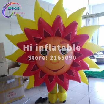 

Moving Inflatable Sun Costume Inflatable Smile Sun