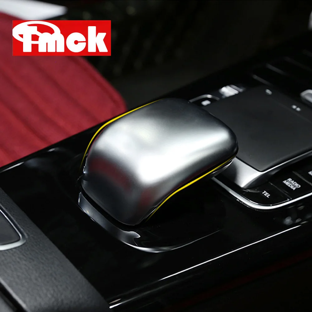 

For Mercedes Benz A Class W177 V177 A180 A200 A220 A250 2019+ Car Central Armrest Shell Trim Cover Gear Shift Knob Head Stickers
