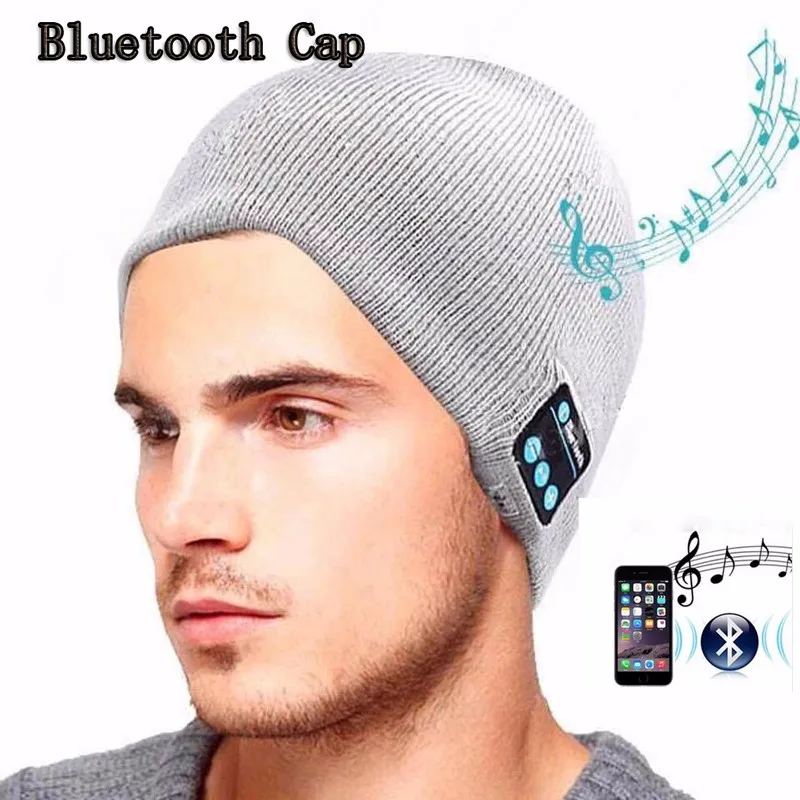 Высокое качество Bluetooth Smart cap наушники гарнитура наушники мягкая теплая шапочка шапка динамик музыка шляпа наушники с микрофоном