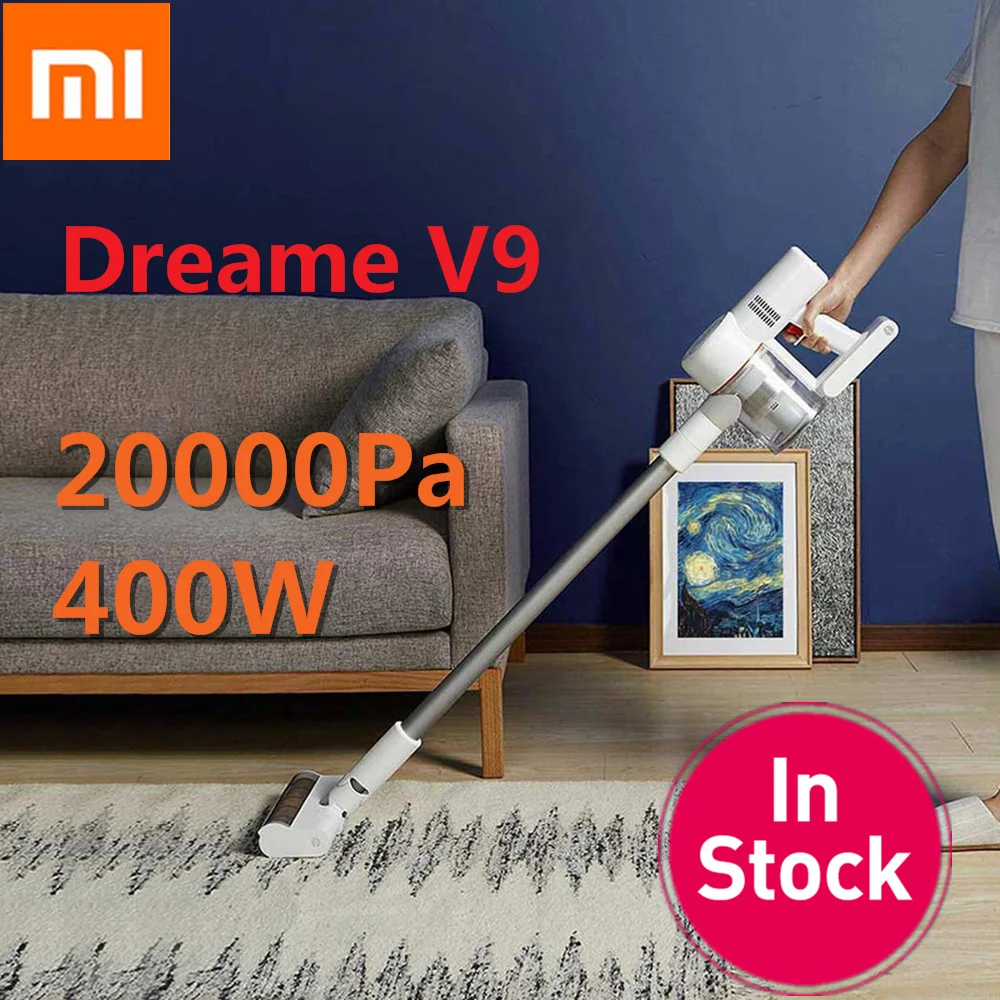 Xiaomi Dreame V9 V9P пылесос ручной беспроводной Стик аспиратор 20000Pa для домашнего