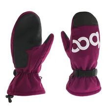 Водонепроницаемые термальные женские мужские зимние лыжные перчатки для сноуборда, снегохода, мотоцикла, уличные спортивные перчатки