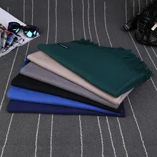 Luxury Brand Scarf Unisex 2017 Female Male Best Quality Wool Cashmere Pashmina Tassels Women Men Wrap