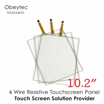 

Obeytec 10.2" Resistive 4Wires Touch Screen Glass, 16:10, ITO Film +ITO Glass, with controller, Active size: 223*134, TS102A4K01