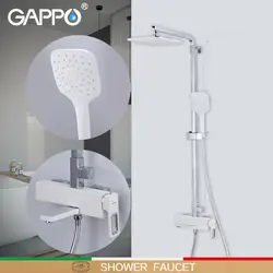 GAPPO смесители для душа настенный ванная комната смеситель кран Душ-Водопад осадков набор для ванной Ванна grifo ducha